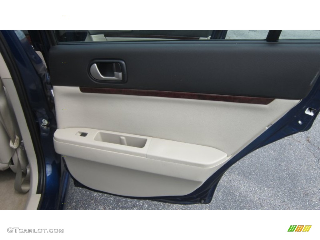 2009 Galant ES - Maizen Blue Pearl / Beige photo #11