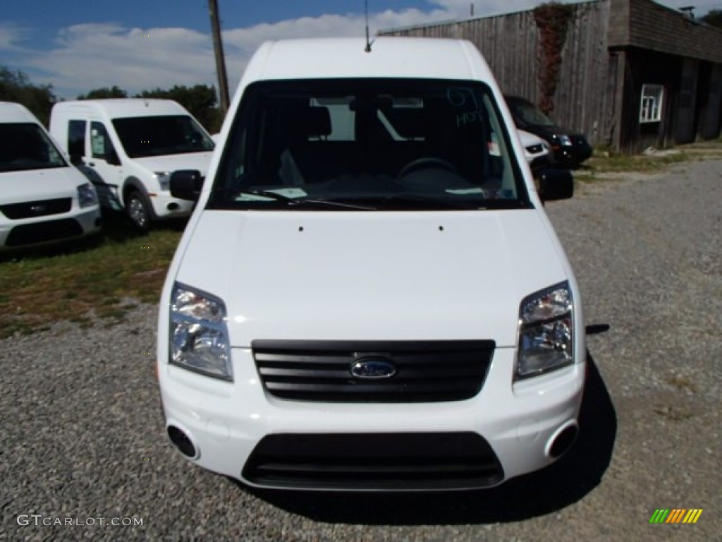 2013 Transit Connect XLT Van - Frozen White / Dark Gray photo #3
