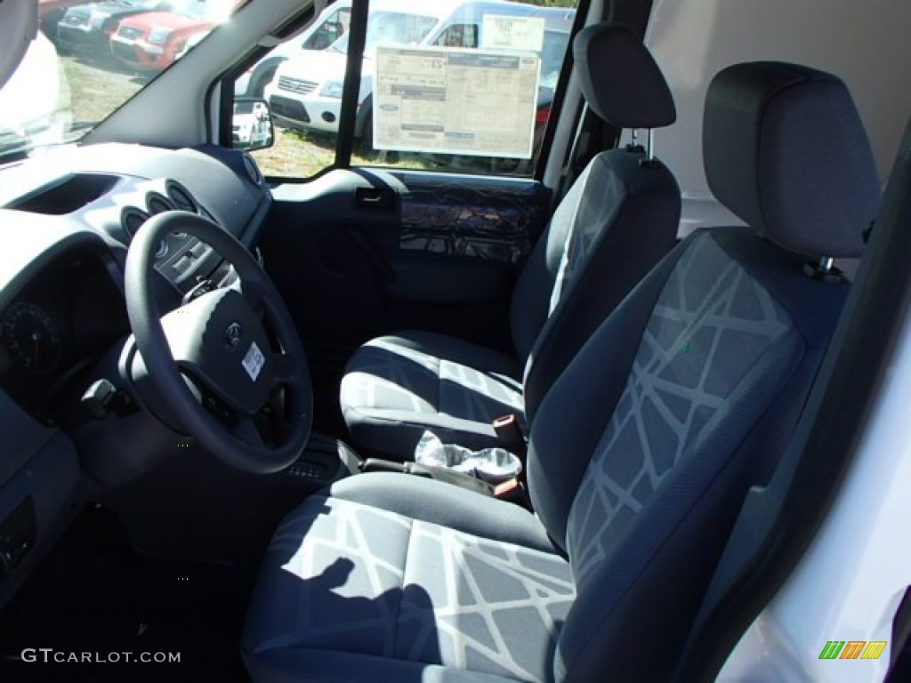 2013 Transit Connect XLT Van - Frozen White / Dark Gray photo #13