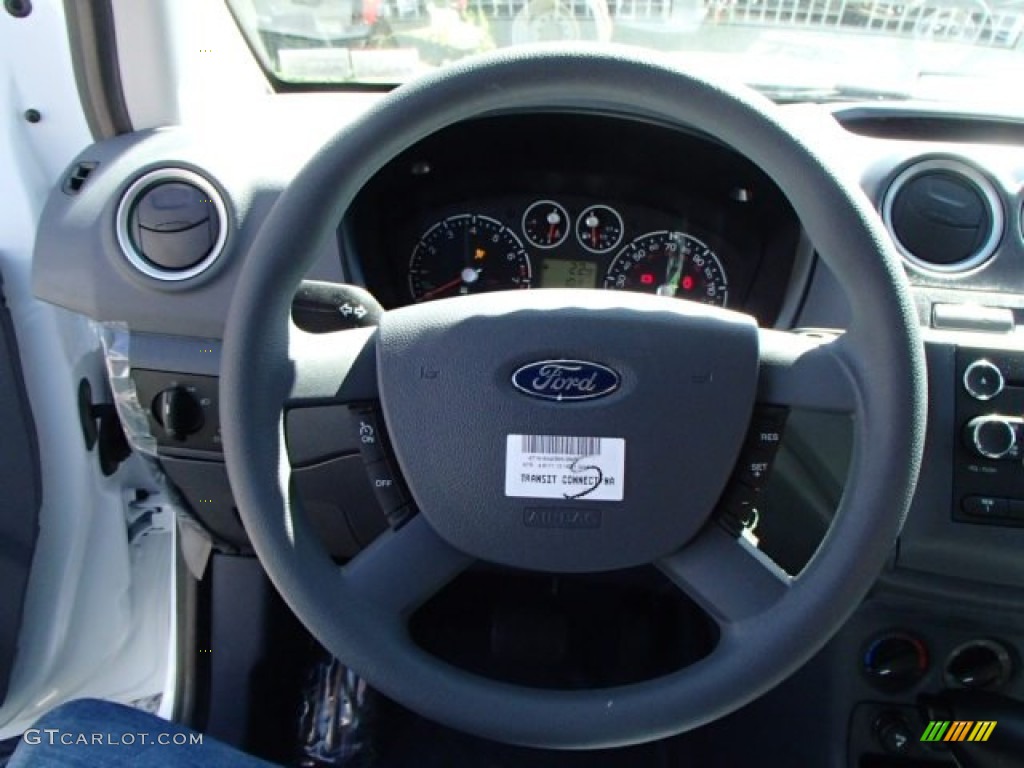2013 Transit Connect XLT Van - Frozen White / Dark Gray photo #18