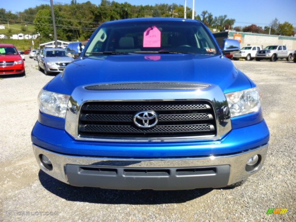 2007 Tundra SR5 CrewMax 4x4 - Blue Streak Metallic / Graphite Gray photo #2