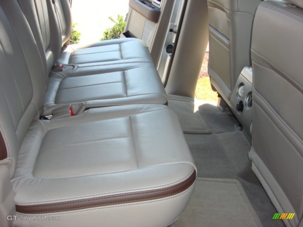 2010 F150 Platinum SuperCrew - Ingot Silver Metallic / Medium Stone Leather/Sienna Brown photo #12