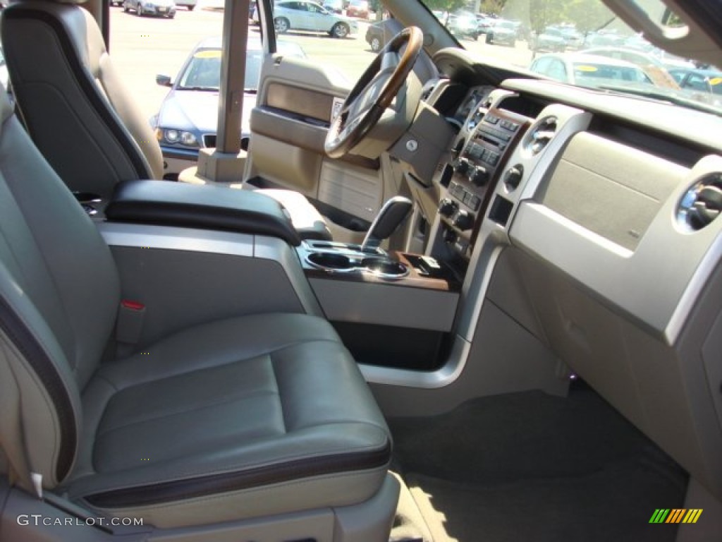 2010 F150 Platinum SuperCrew - Ingot Silver Metallic / Medium Stone Leather/Sienna Brown photo #14
