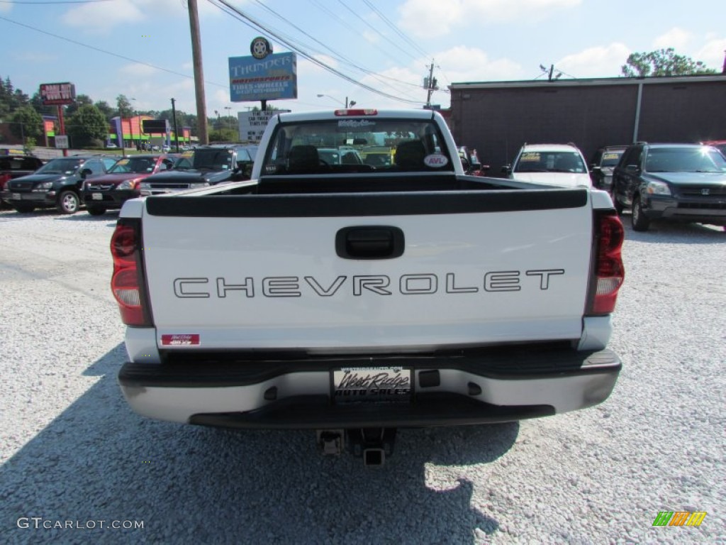 2006 Silverado 2500HD Work Truck Regular Cab 4x4 - Summit White / Dark Charcoal photo #6