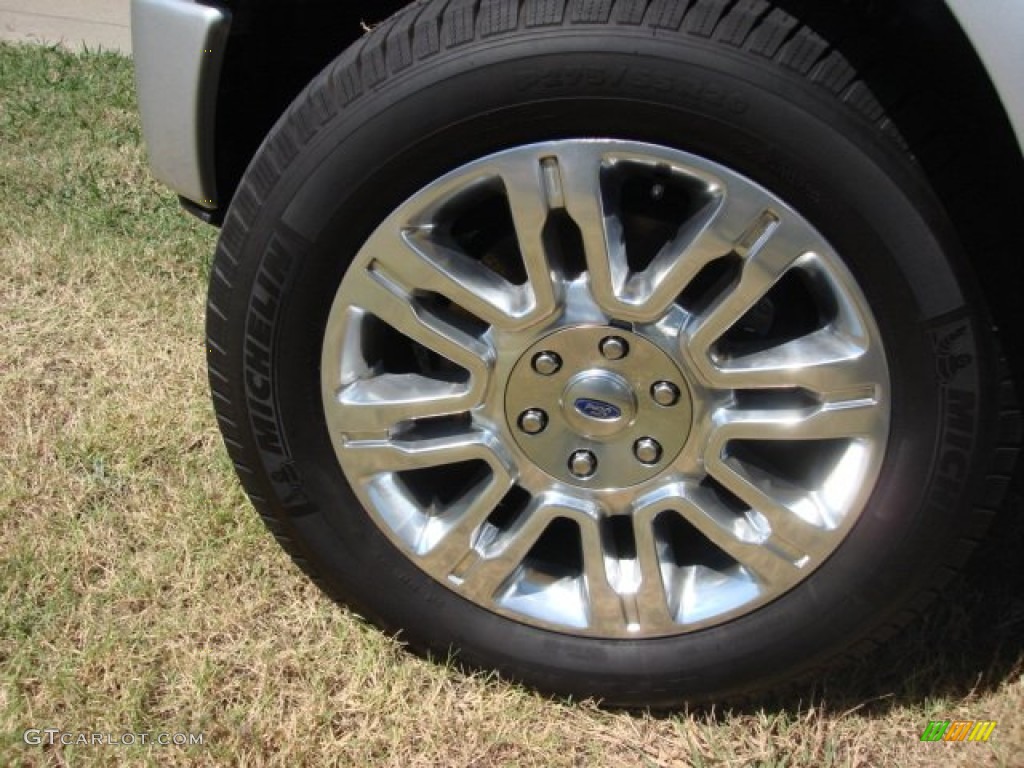 2010 F150 Platinum SuperCrew - Ingot Silver Metallic / Medium Stone Leather/Sienna Brown photo #29