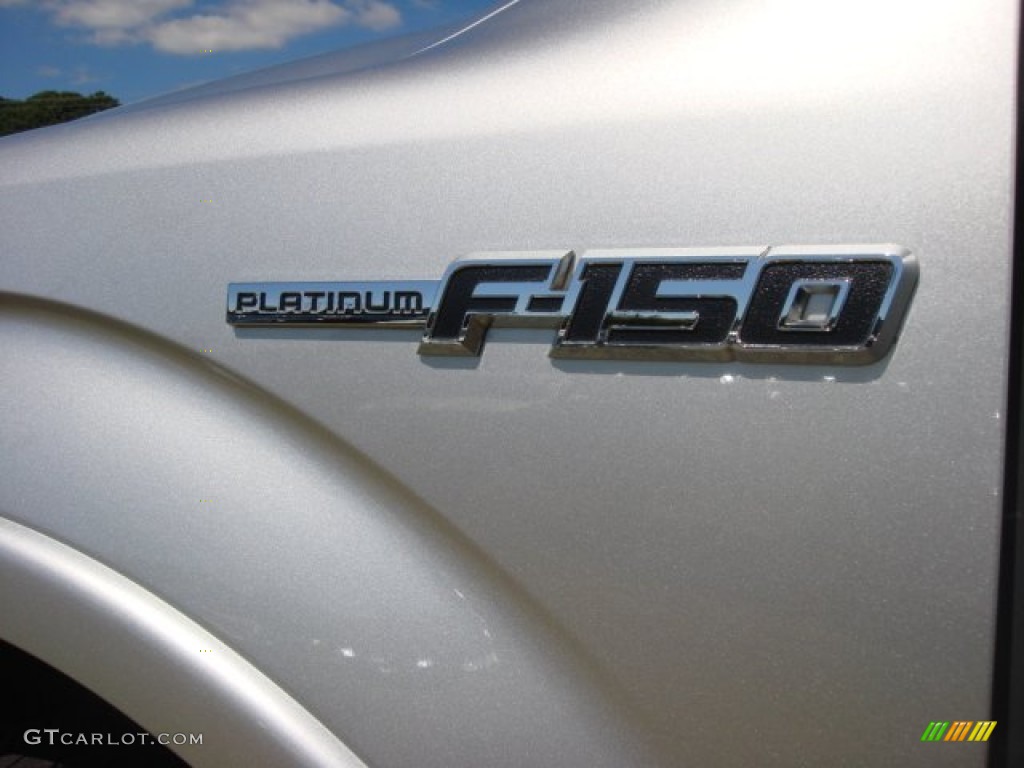 2010 F150 Platinum SuperCrew - Ingot Silver Metallic / Medium Stone Leather/Sienna Brown photo #32