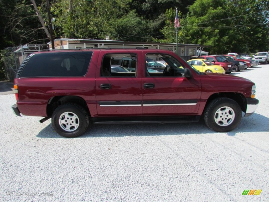 2004 Suburban 1500 4x4 - Sport Red Metallic / Gray/Dark Charcoal photo #3