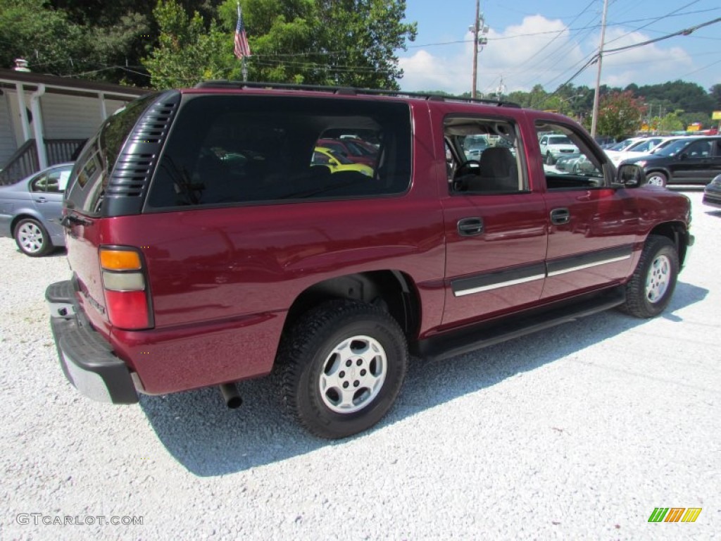 2004 Suburban 1500 4x4 - Sport Red Metallic / Gray/Dark Charcoal photo #4