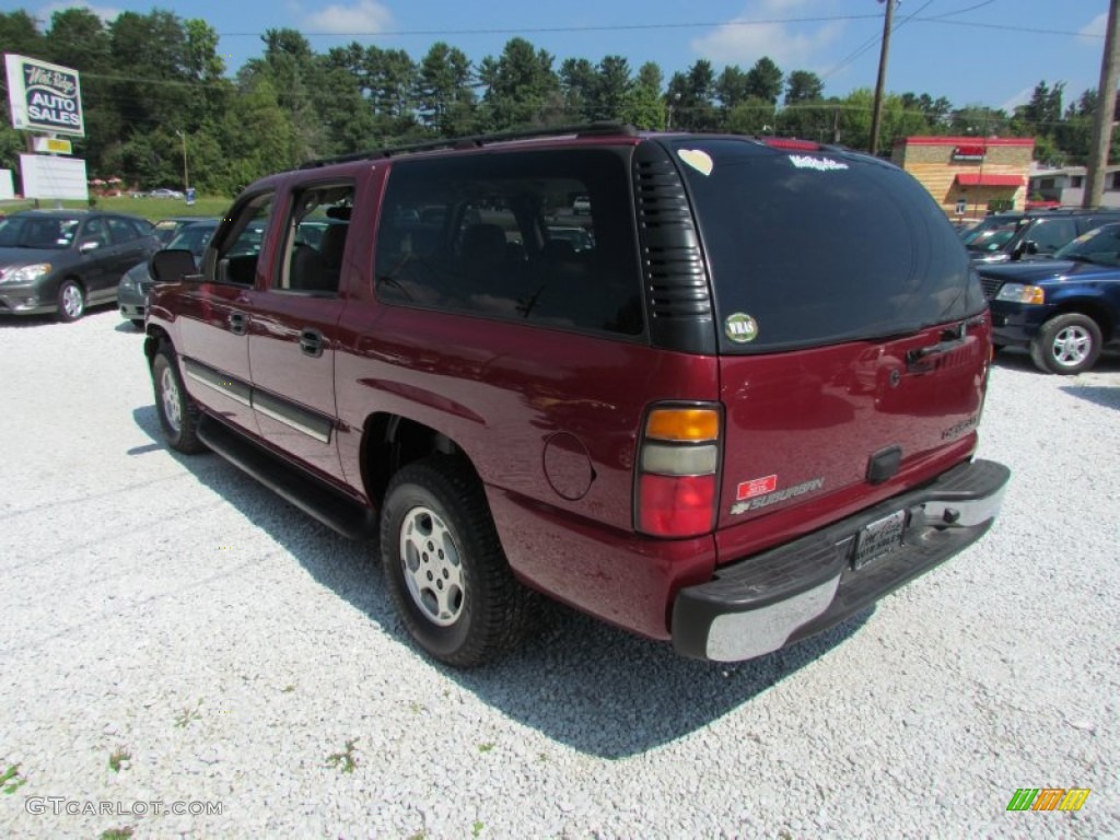 2004 Suburban 1500 4x4 - Sport Red Metallic / Gray/Dark Charcoal photo #7