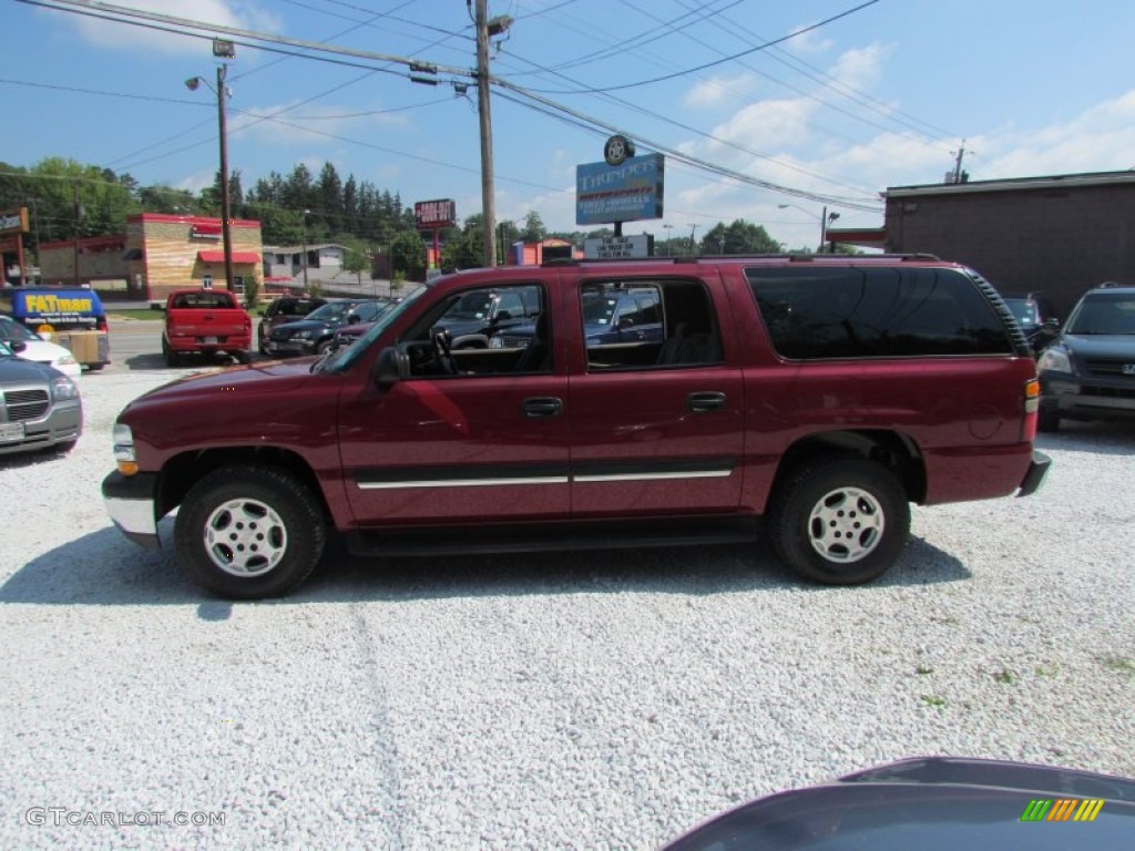 2004 Suburban 1500 4x4 - Sport Red Metallic / Gray/Dark Charcoal photo #9