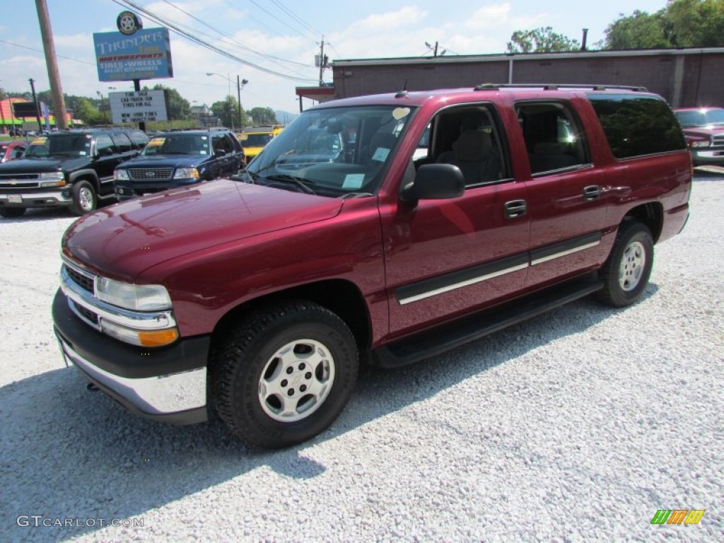 2004 Suburban 1500 4x4 - Sport Red Metallic / Gray/Dark Charcoal photo #10