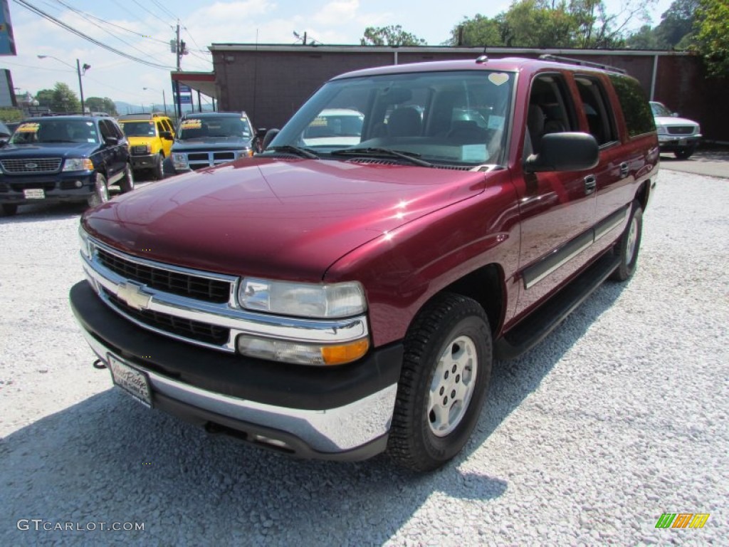 2004 Suburban 1500 4x4 - Sport Red Metallic / Gray/Dark Charcoal photo #11