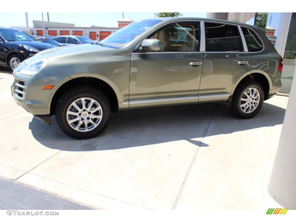 Olive Green Metallic 2009 Porsche Cayenne Tiptronic Exterior Photo #86121840