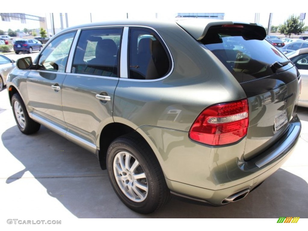 2009 Cayenne Tiptronic - Olive Green Metallic / Havanna/Sand Beige photo #7
