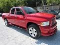 2003 Flame Red Dodge Ram 1500 Laramie Quad Cab 4x4  photo #1