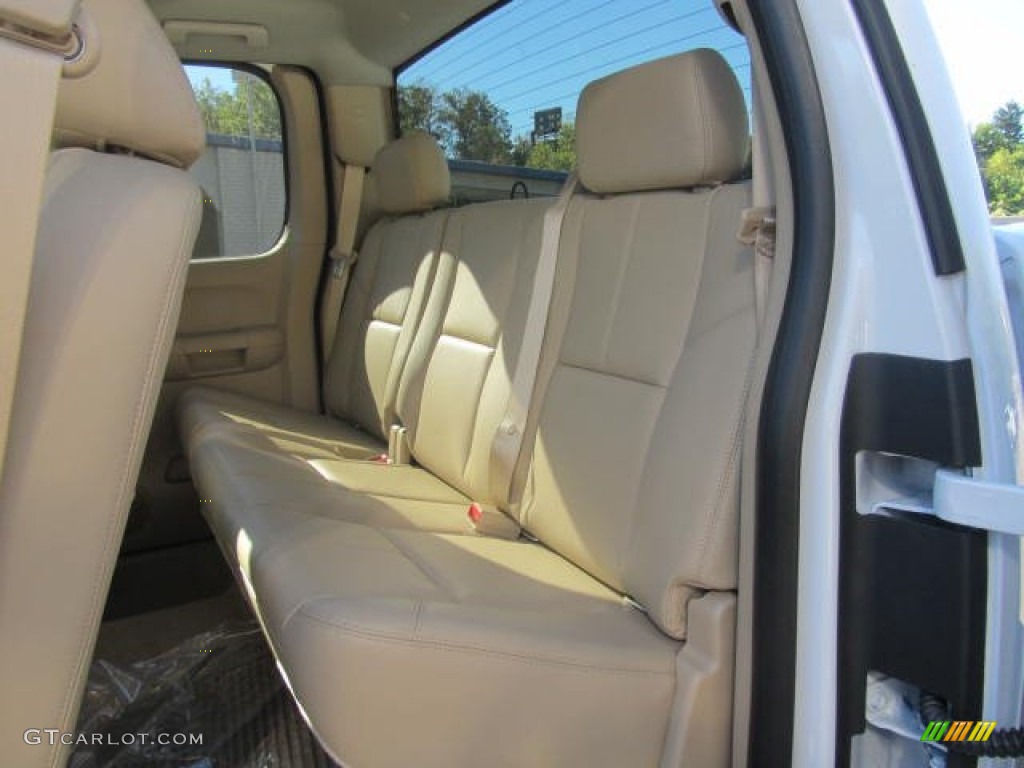 2013 Silverado 2500HD LTZ Extended Cab 4x4 - Summit White / Light Cashmere/Dark Cashmere photo #14