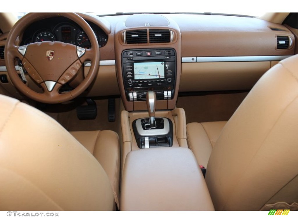 2009 Cayenne Tiptronic - Olive Green Metallic / Havanna/Sand Beige photo #38