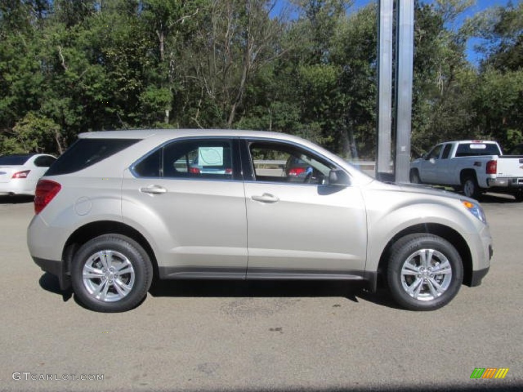 Champagne Silver Metallic 2014 Chevrolet Equinox LS AWD Exterior Photo #86122737