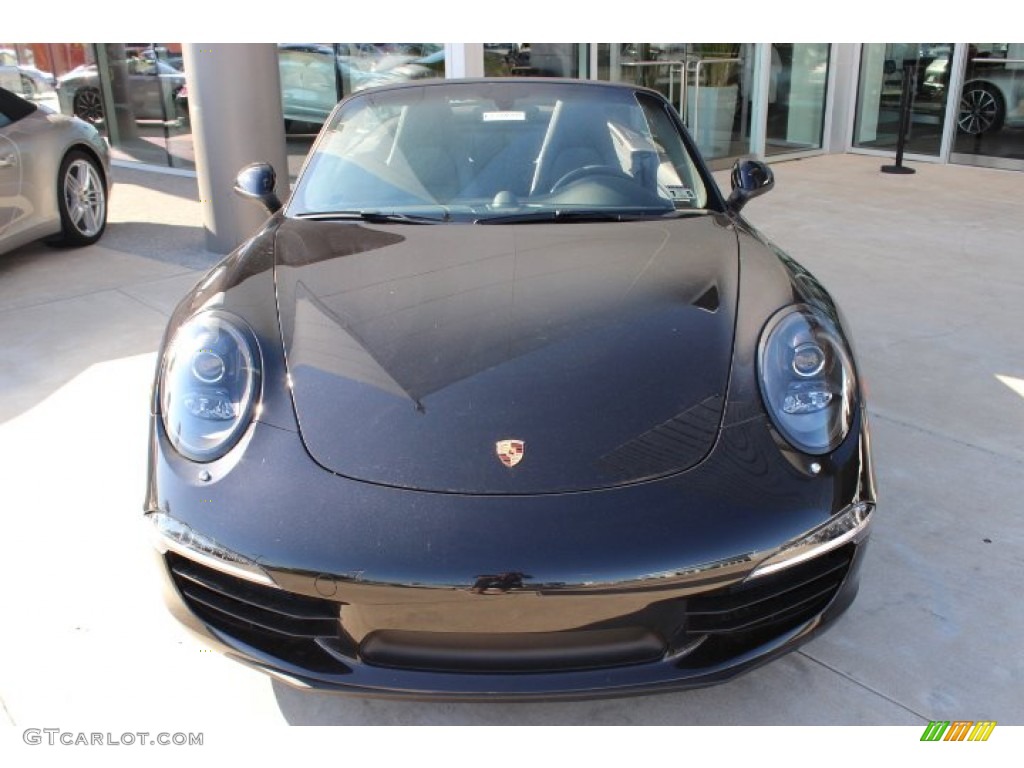 Basalt Black Metallic 2014 Porsche 911 Carrera S Cabriolet Exterior Photo #86122923