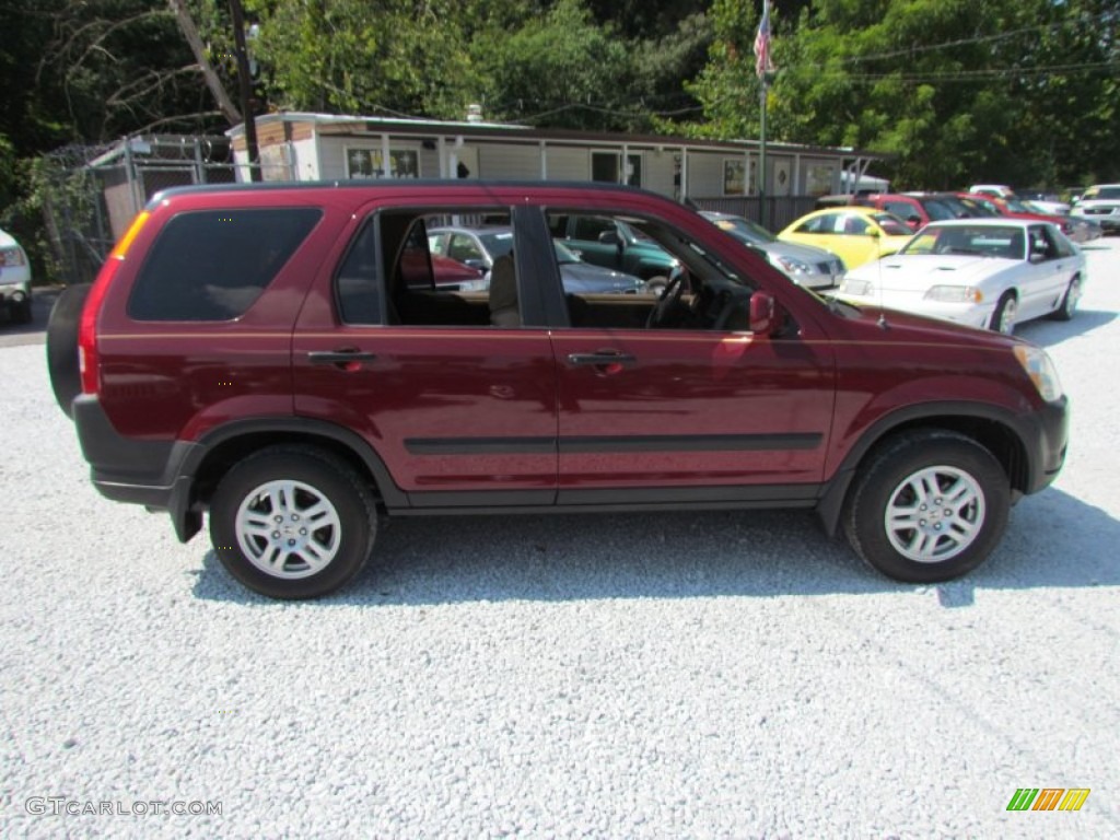 2002 CR-V EX 4WD - Chianti Red Pearl / Saddle photo #3