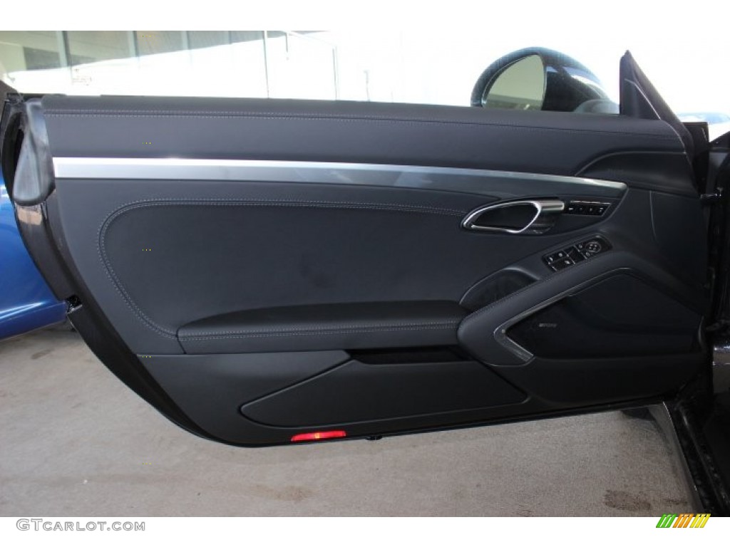 2014 Porsche 911 Carrera S Cabriolet Black Door Panel Photo #86123148