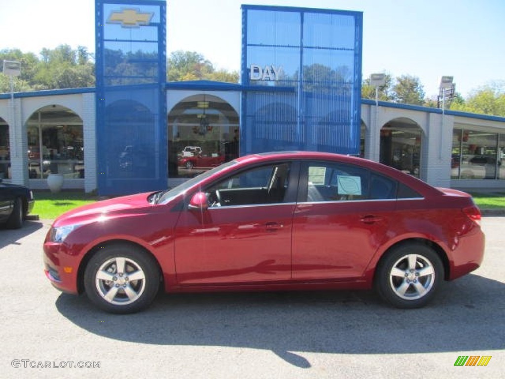 2014 Cruze LT - Crystal Red Tintcoat / Jet Black photo #2