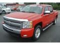 2011 Victory Red Chevrolet Silverado 1500 LT Crew Cab 4x4  photo #2