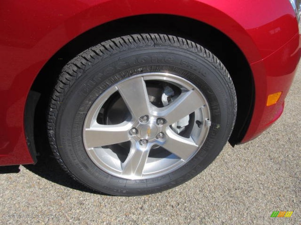 2014 Cruze LT - Crystal Red Tintcoat / Jet Black photo #8