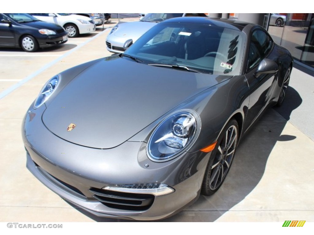 Agate Grey Metallic 2014 Porsche 911 Carrera 4S Coupe Exterior Photo #86123814