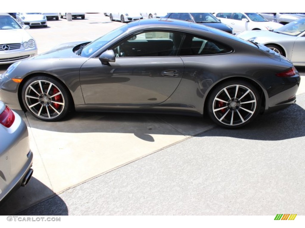 Agate Grey Metallic 2014 Porsche 911 Carrera 4S Coupe Exterior Photo #86123832
