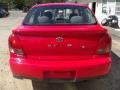2000 Absolutely Red Toyota ECHO Sedan  photo #2