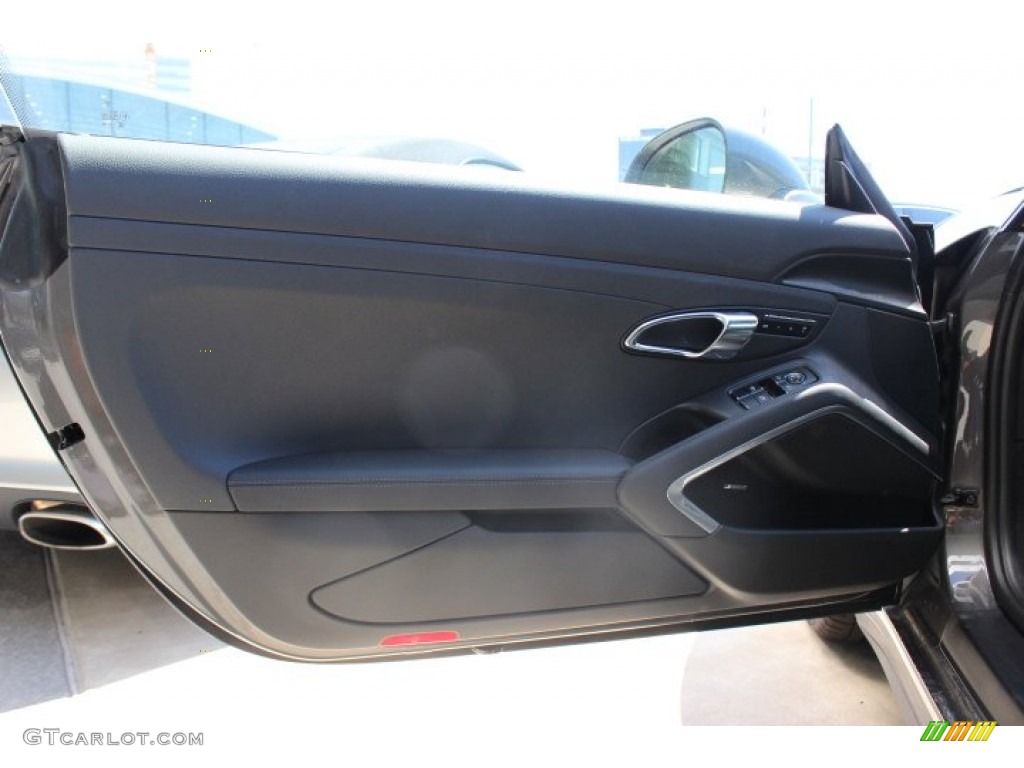 2014 Porsche 911 Carrera 4S Coupe Black Door Panel Photo #86123955