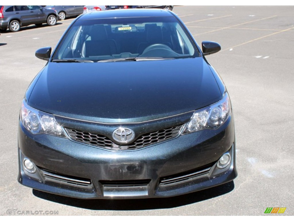 2013 Camry SE V6 - Cosmic Gray Metallic / Black/Ash photo #2