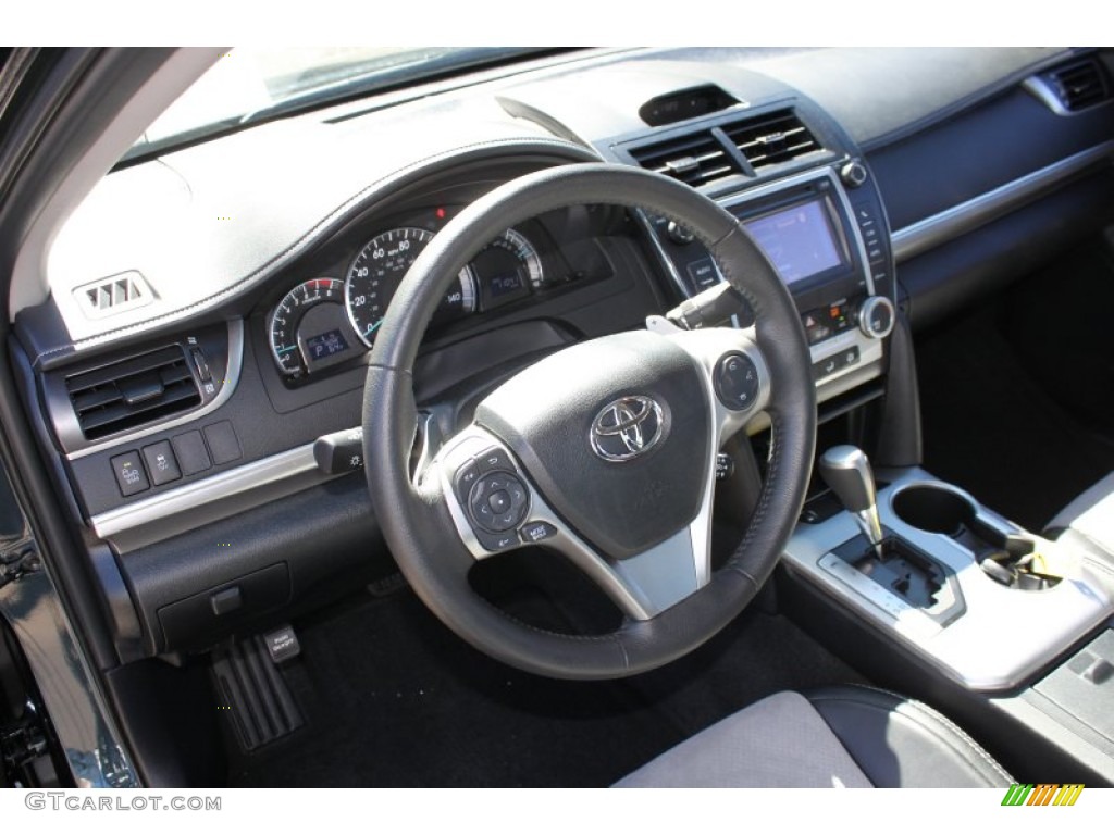 2013 Camry SE V6 - Cosmic Gray Metallic / Black/Ash photo #5