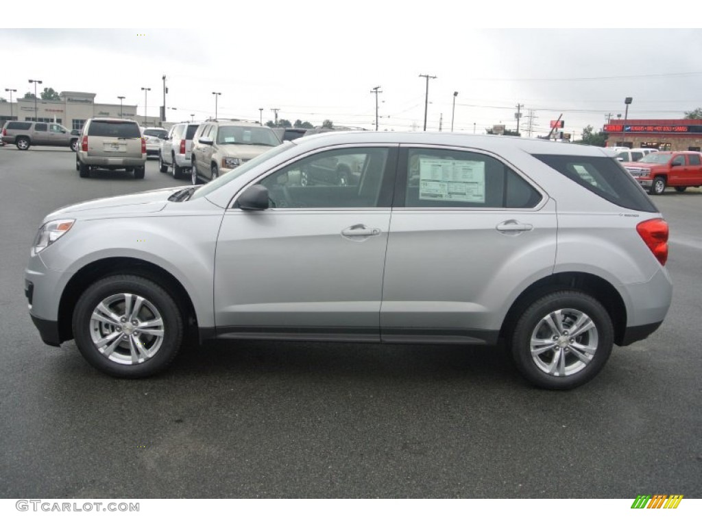 2014 Equinox LS - Silver Ice Metallic / Jet Black photo #3