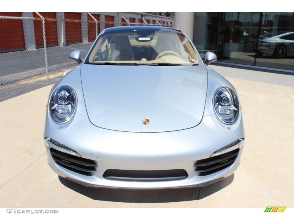 Rhodium Silver Metallic 2014 Porsche 911 Carrera Coupe Exterior Photo #86125257