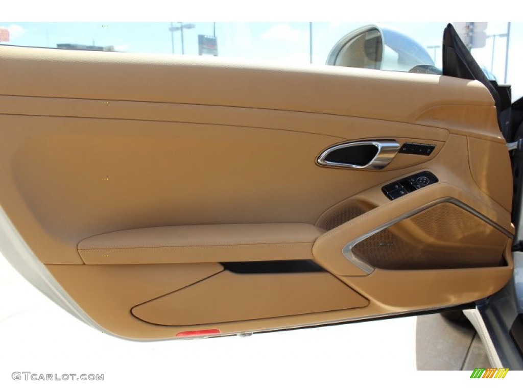 2014 Porsche 911 Carrera Coupe Luxor Beige Door Panel Photo #86125416