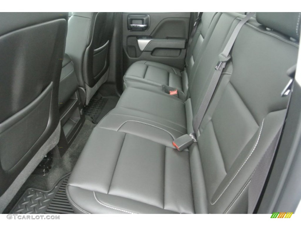 2014 Silverado 1500 LTZ Z71 Double Cab 4x4 - Silver Ice Metallic / Jet Black photo #15