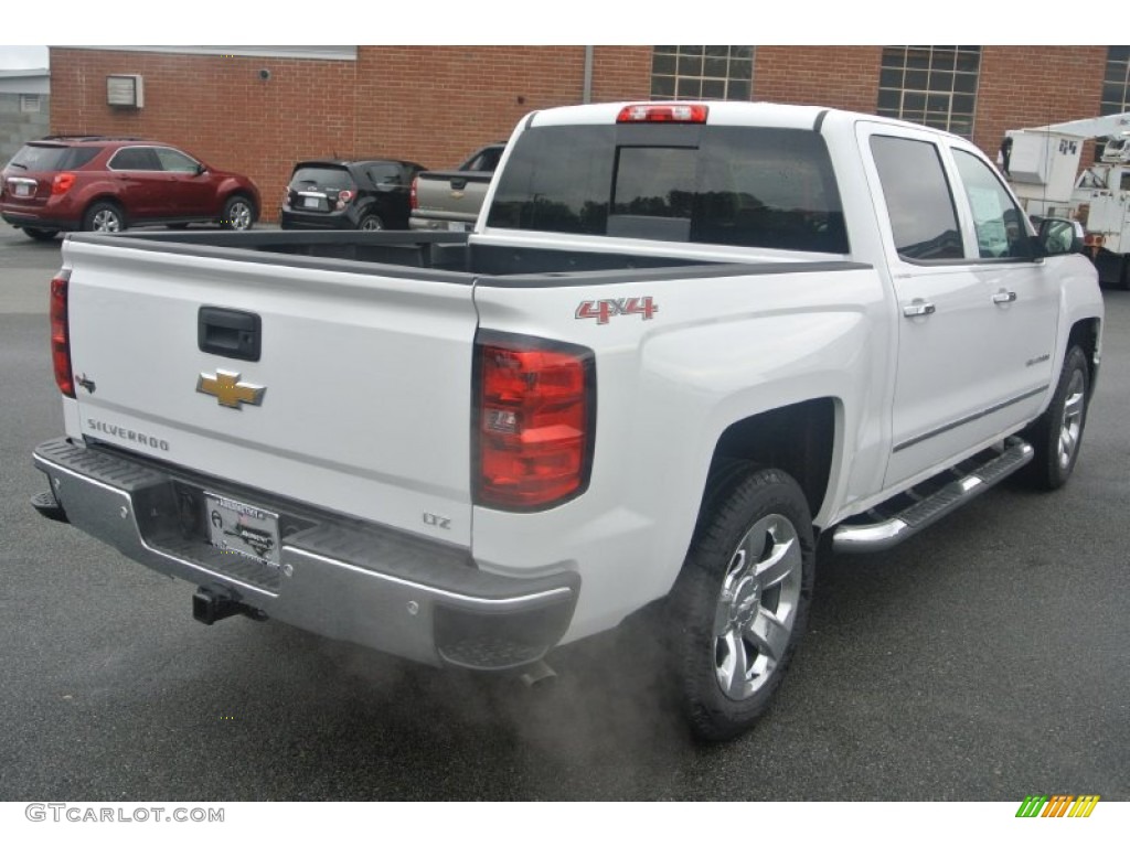 2014 Silverado 1500 LTZ Crew Cab 4x4 - Summit White / Cocoa/Dune photo #5