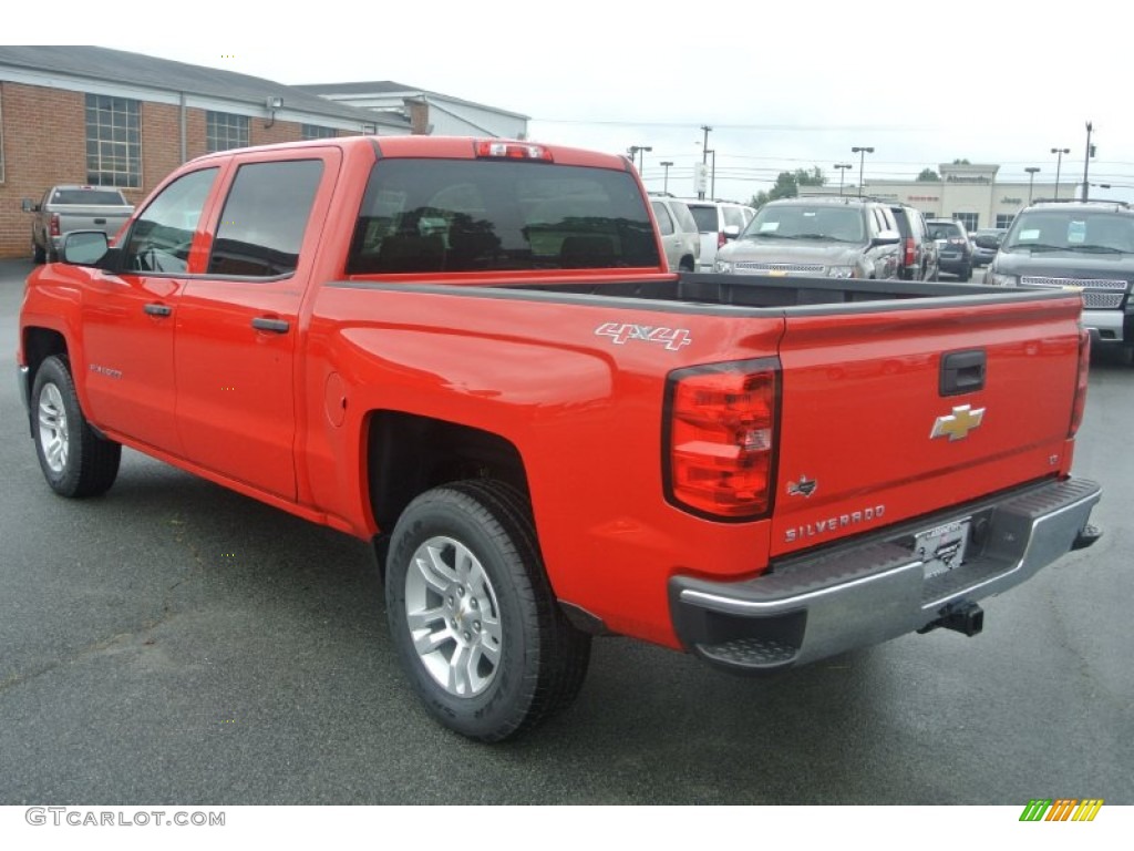 2014 Silverado 1500 LT Crew Cab 4x4 - Victory Red / Jet Black/Dark Ash photo #4