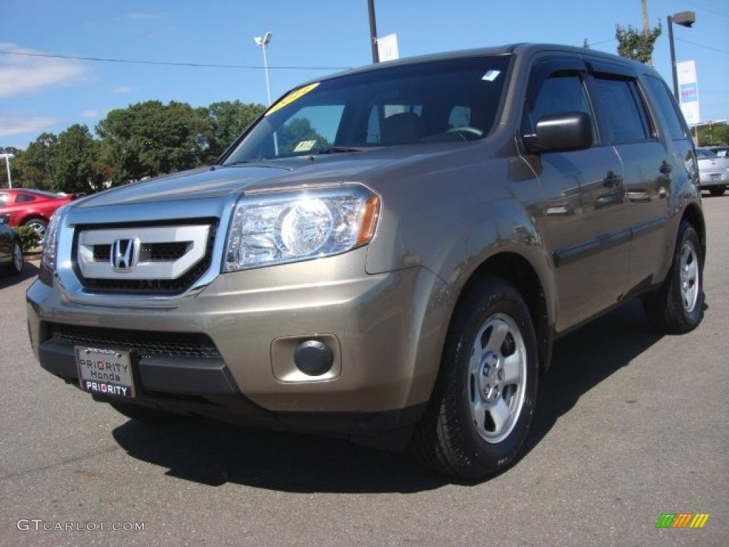 2011 Pilot LX 4WD - Mocha Metallic / Beige photo #1