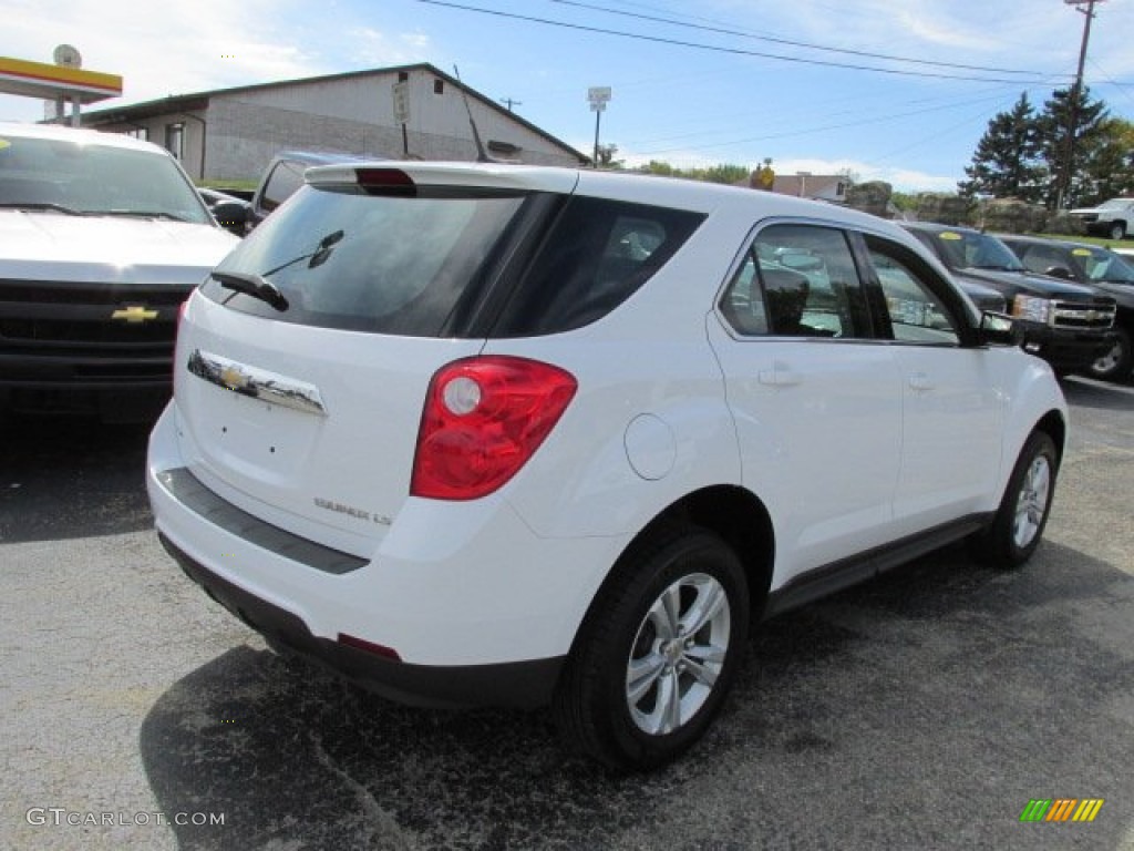 2010 Equinox LS AWD - Summit White / Jet Black/Light Titanium photo #7