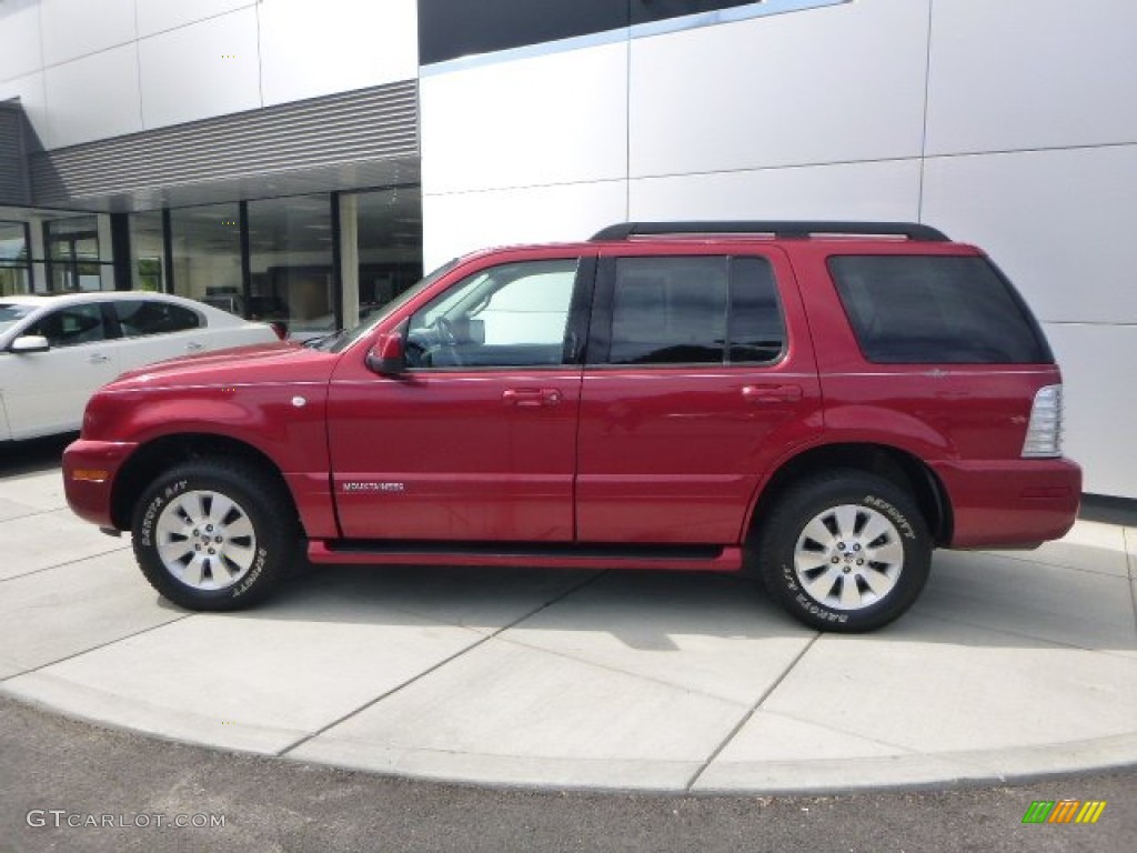 2008 Mountaineer AWD - Vivid Red Metallic / Charcoal Black photo #2