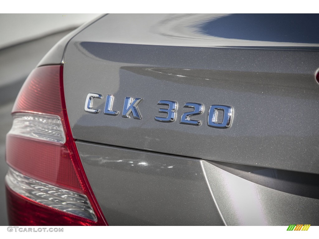 2004 CLK 320 Coupe - Pewter Metallic / Charcoal photo #7