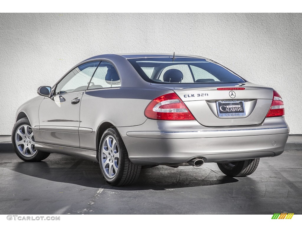 2004 CLK 320 Coupe - Pewter Metallic / Charcoal photo #10