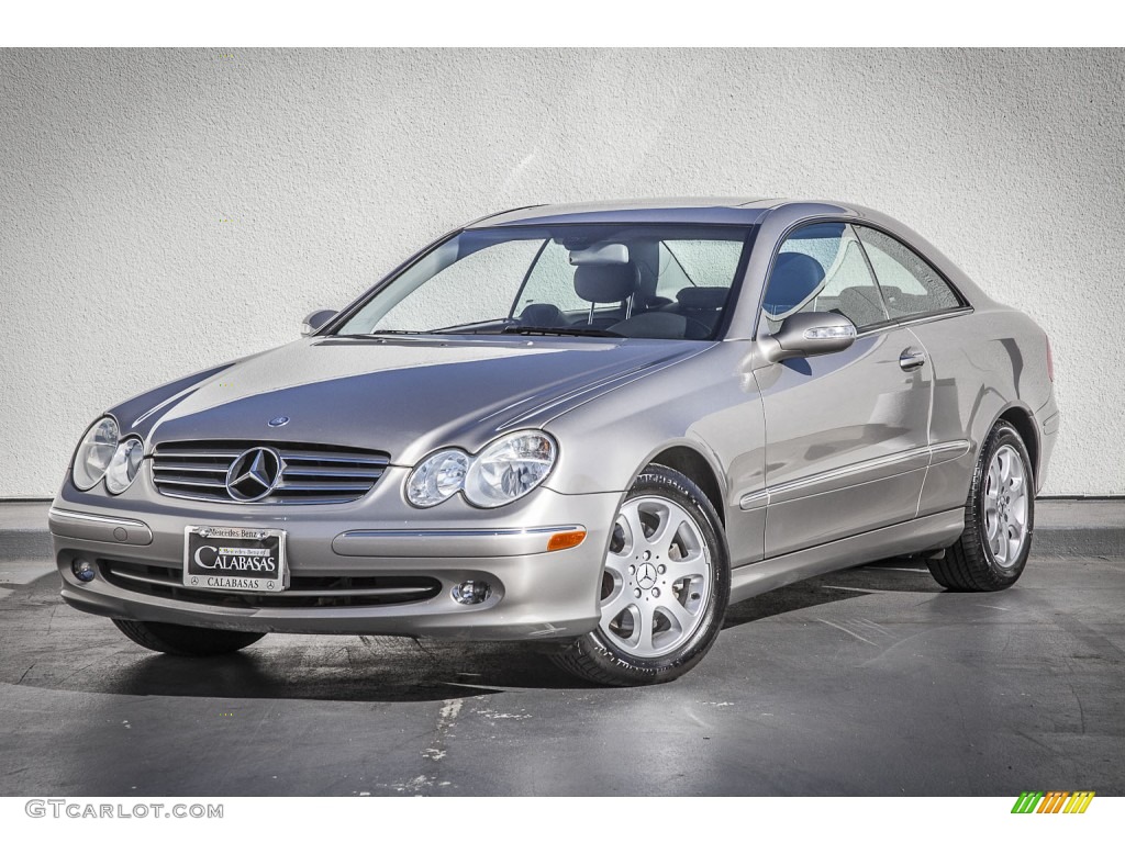 2004 CLK 320 Coupe - Pewter Metallic / Charcoal photo #12