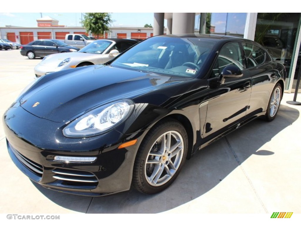 Black 2014 Porsche Panamera 4 Exterior Photo #86129412