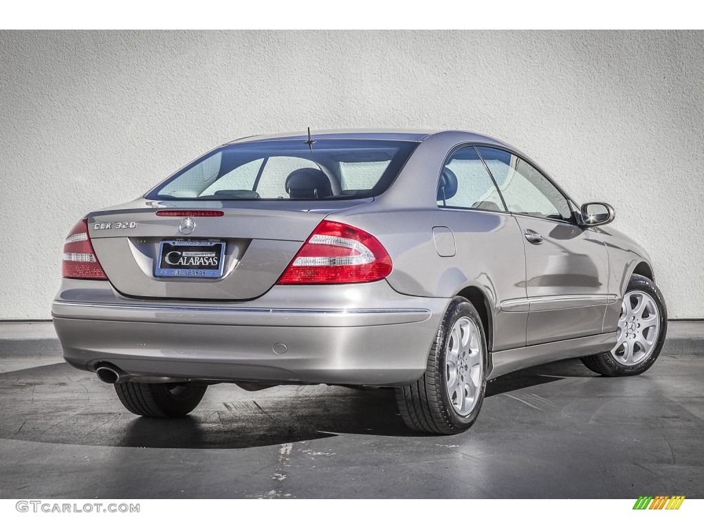 2004 CLK 320 Coupe - Pewter Metallic / Charcoal photo #13