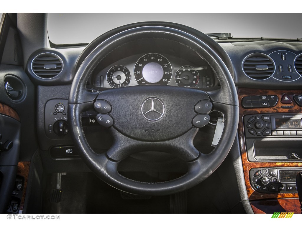 2004 CLK 320 Coupe - Pewter Metallic / Charcoal photo #14