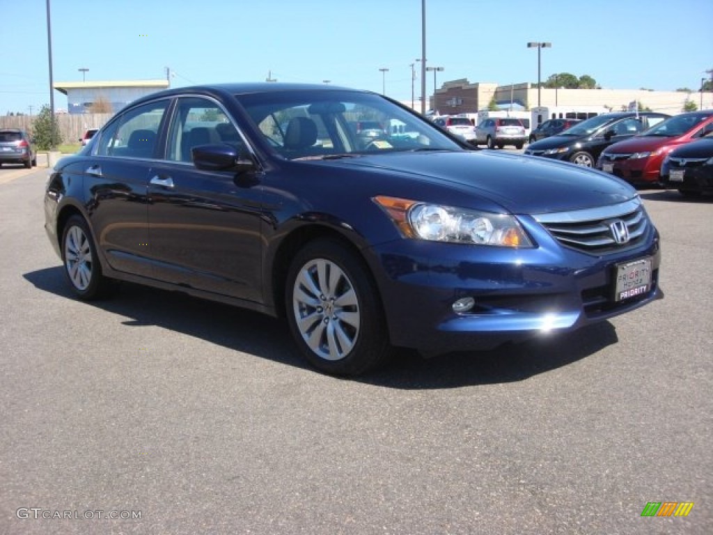 Royal Blue Pearl 2012 Honda Accord EX V6 Sedan Exterior Photo #86129523